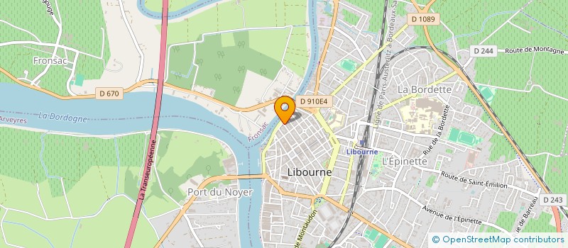 localisation de l'entreprise MONSIEUR ALAIN BERGEON à LIBOURNE