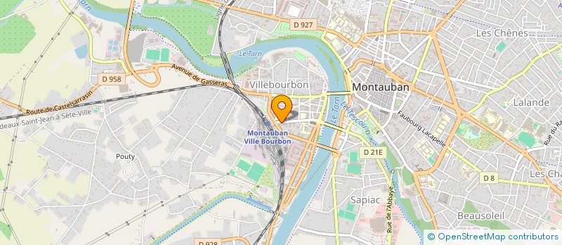 localisation de l'entreprise MONSIEUR ALAIN BERGER  MONTAUBAN