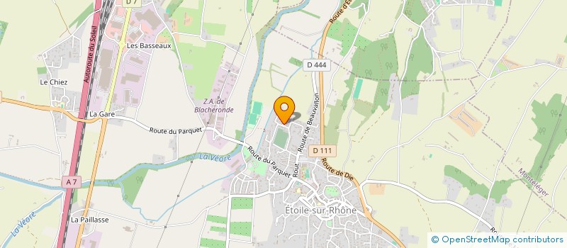 localisation de l'entreprise MONSIEUR ALAIN BERGERON  ETOILE-SUR-RHONE