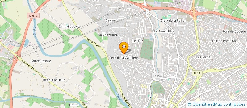 localisation de l'entreprise MONSIEUR ALAIN BERGNES  BEZIERS