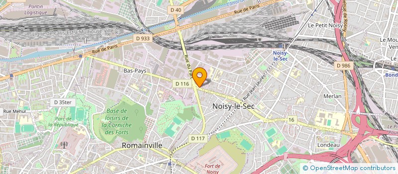 localisation de l'entreprise MONSIEUR ALAIN BERGONHE à NOISY-LE-SEC