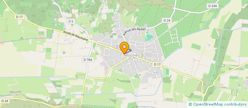 localisation de l'entreprise MONSIEUR ALAIN BERIZZI  MOURIES