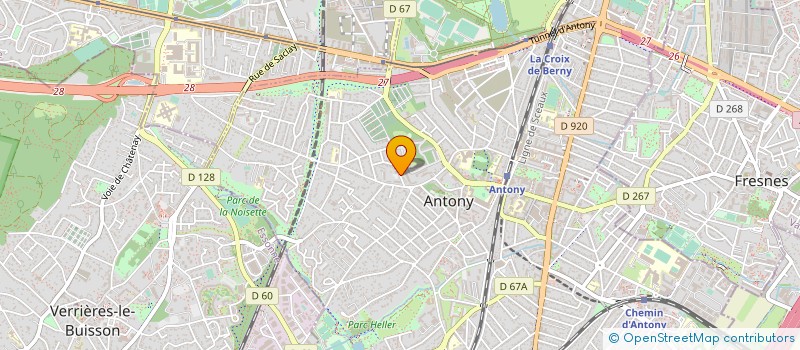 localisation de l'entreprise MONSIEUR ALAIN BERLANDI à ANTONY