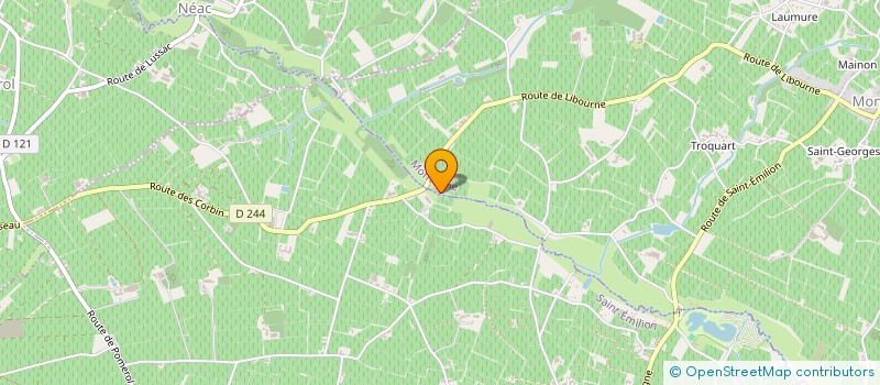 localisation de l'entreprise MONSIEUR ALAIN BERLUREAU  MONTAGNE