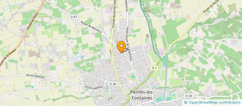 localisation de l'entreprise MONSIEUR ALAIN BERNABE  PERNES-LES-FONTAINES