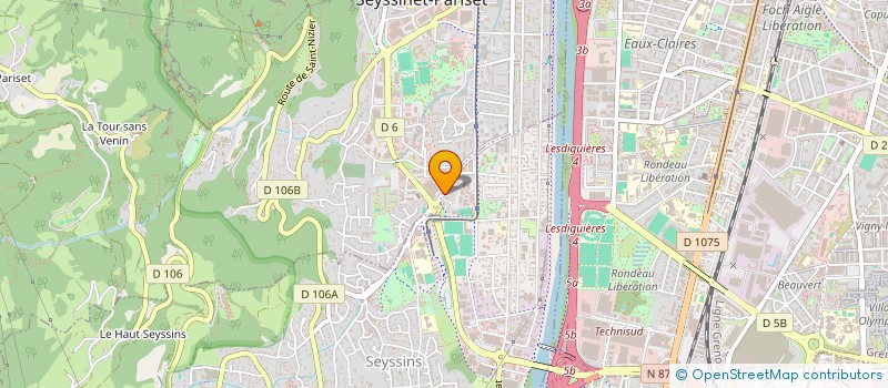 localisation de l'entreprise MONSIEUR ALAIN BERNADOU à SEYSSINS