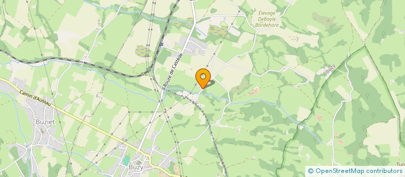 localisation de l'entreprise MONSIEUR ALAIN BERNADOU  BUZY