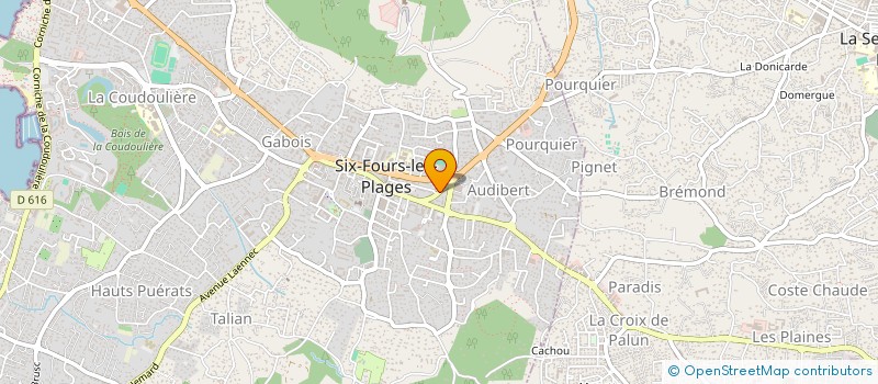 localisation de l'entreprise MONSIEUR ALAIN BERNARD à SIX-FOURS-LES-PLAGES