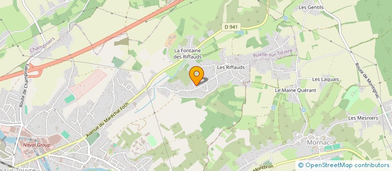 localisation de l'entreprise MONSIEUR ALAIN BERNARD à RUELLE-SUR-TOUVRE