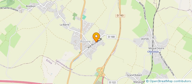 localisation de l'entreprise MONSIEUR ALAIN BERNARD  GERMOND-ROUVRE