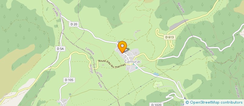 localisation de l'entreprise MONSIEUR ALAIN BERNARD  CAMURAC