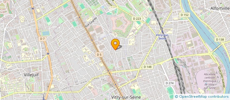 localisation de l'entreprise MONSIEUR ALAIN BERNARDINI à VITRY-SUR-SEINE
