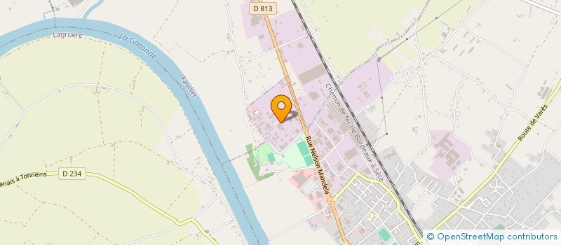 localisation de l'entreprise MONSIEUR ALAIN BERNEDE  TONNEINS