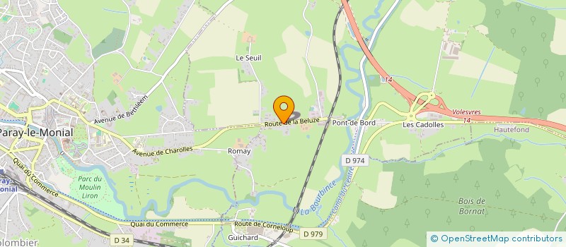 localisation de l'entreprise MONSIEUR ALAIN BERNIGAUD  VOLESVRES