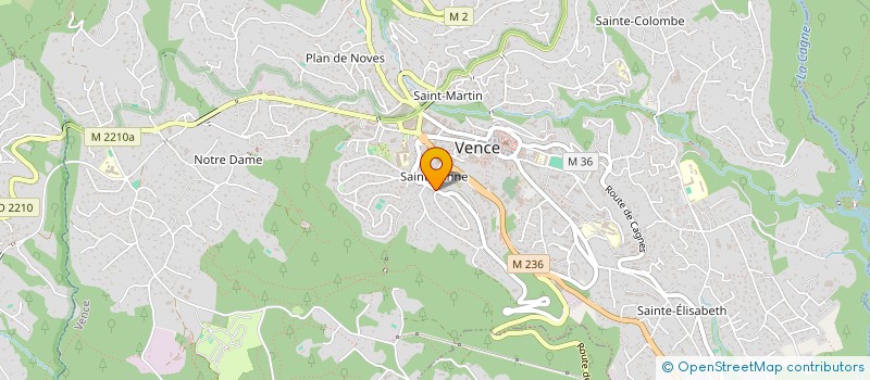 localisation de l'entreprise MONSIEUR ALAIN BERP à VENCE