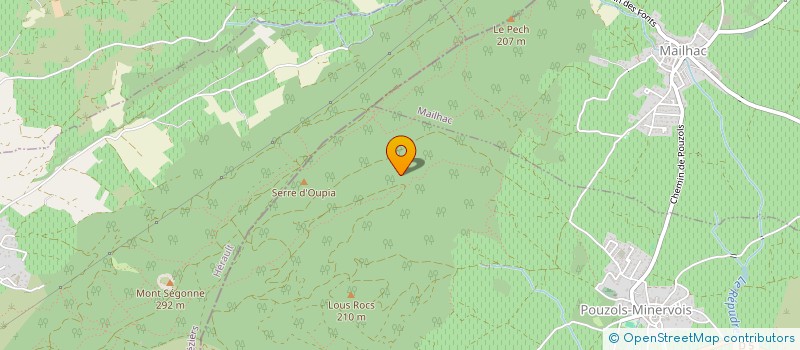 localisation de l'entreprise MONSIEUR ALAIN BERQUIERES  VENTENAC EN MINERVOIS