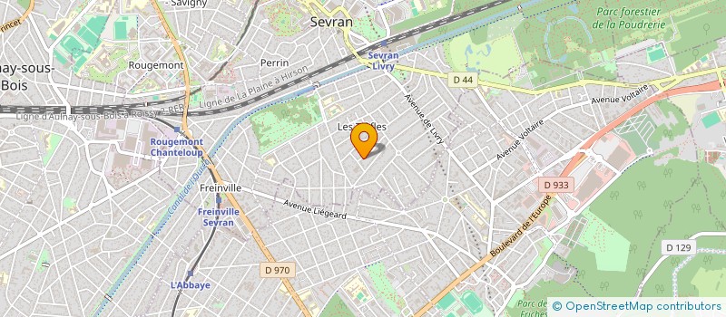 localisation de l'entreprise MONSIEUR ALAIN BERRIER à SEVRAN