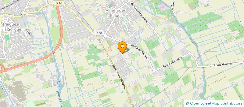 localisation de l'entreprise MONSIEUR ALAIN BERRIOT  ALTHEN-DES-PALUDS