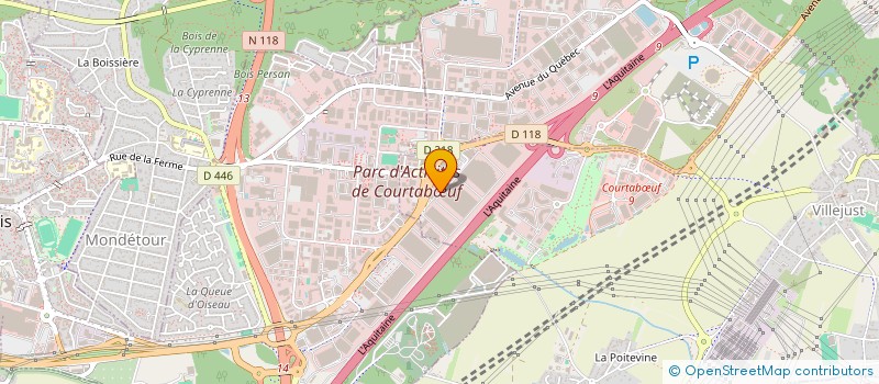 localisation de l'entreprise MONSIEUR ALAIN BERRURIER  VILLEJUST