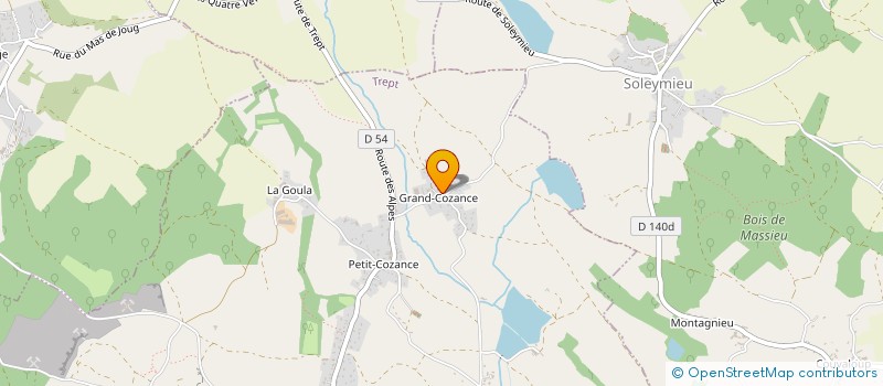 localisation de l'entreprise MONSIEUR ALAIN BERT à TREPT