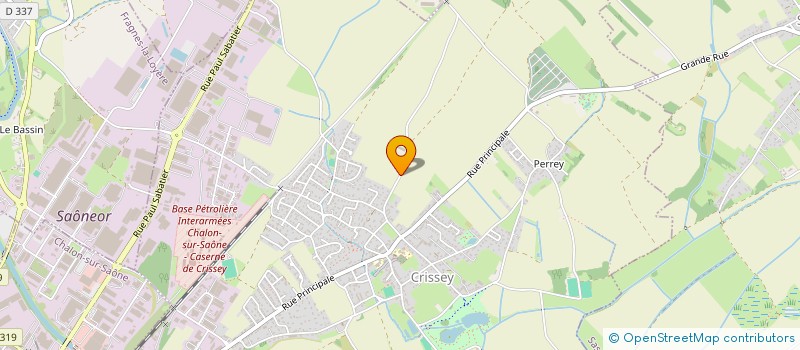 localisation de l'entreprise MONSIEUR ALAIN BERT  CRISSEY