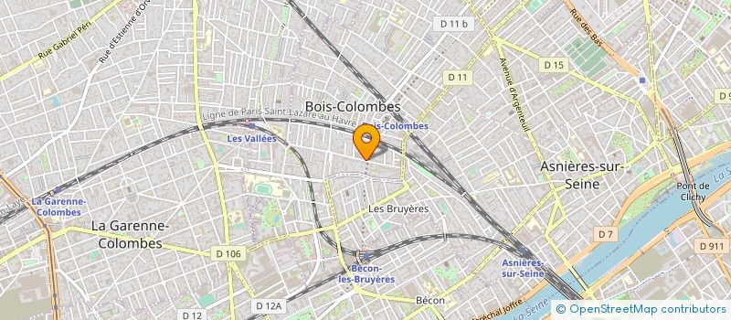 localisation de l'entreprise MONSIEUR ALAIN BERTAZZO à BOIS-COLOMBES