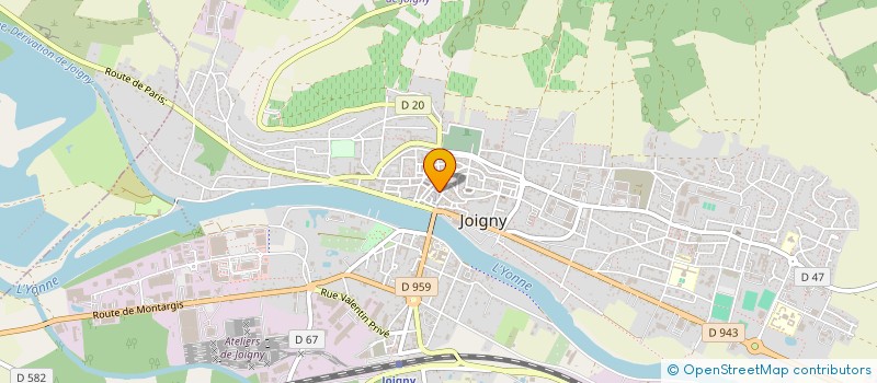 localisation de l'entreprise MONSIEUR ALAIN BERTHET à JOIGNY