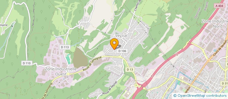 localisation de l'entreprise MONSIEUR ALAIN BERTHET à OYONNAX