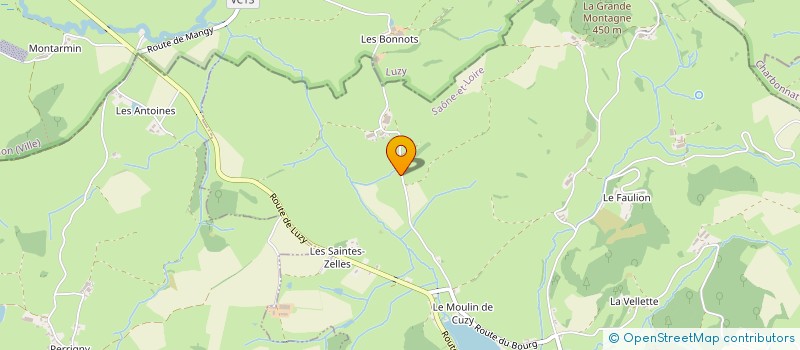 localisation de l'entreprise MONSIEUR ALAIN BERTHIER  CUZY