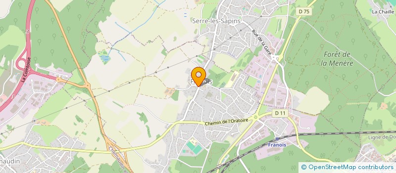 localisation de l'entreprise MONSIEUR ALAIN BERTHOD  FRANOIS