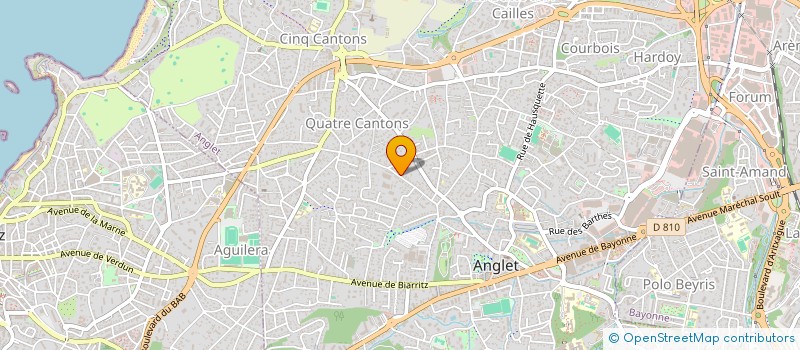 localisation de l'entreprise MONSIEUR ALAIN BERTOUX  BAYONNE