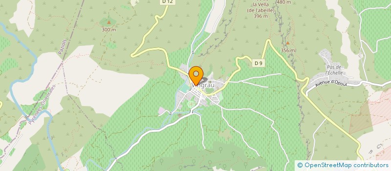 localisation de l'entreprise MONSIEUR ALAIN BERTRAND  VINGRAU