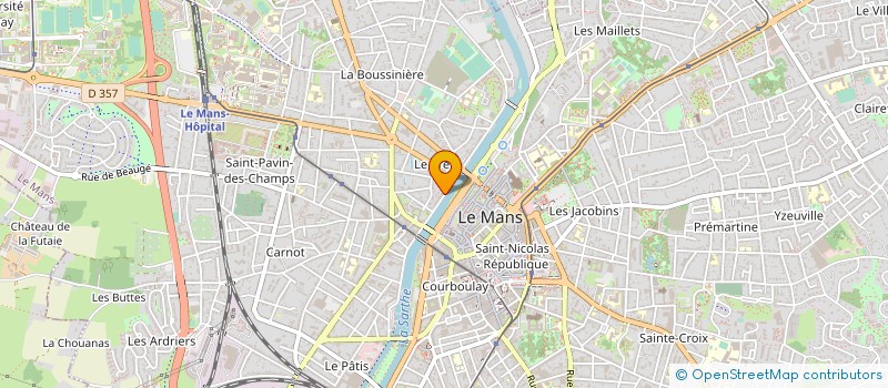 localisation de l'entreprise MONSIEUR ALAIN BESNIER à LE MANS