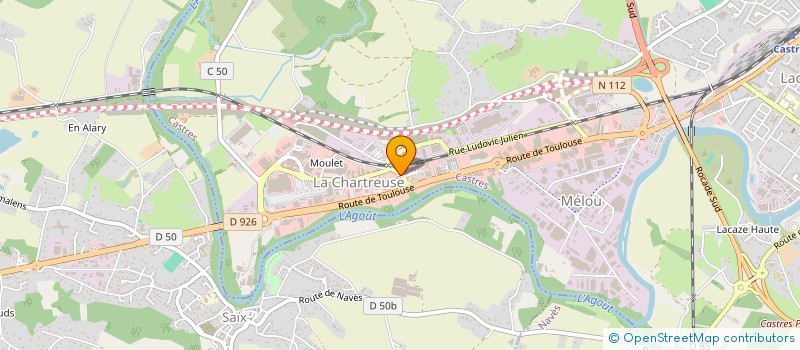 localisation de l'entreprise MONSIEUR ALAIN BESSAC  CASTRES