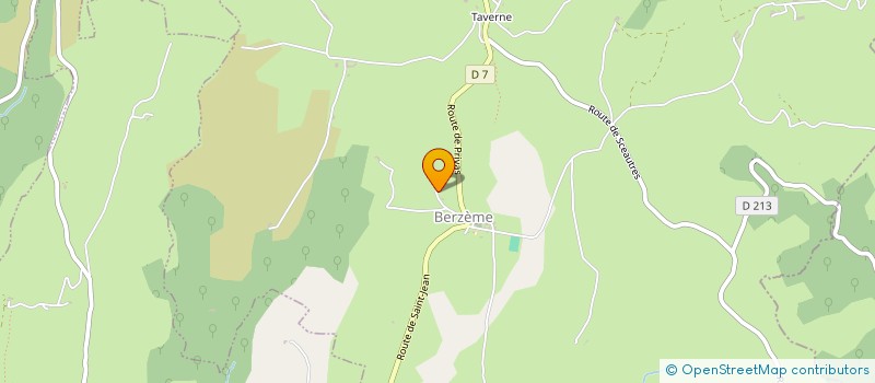 localisation de l'entreprise MONSIEUR ALAIN BESSON  BERZEME