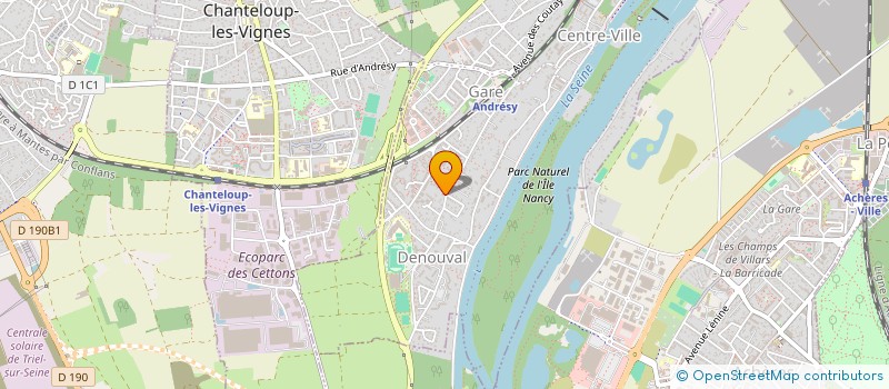 localisation de l'entreprise MONSIEUR ALAIN BEUCHERIE  ANDRESY