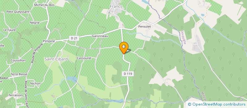 localisation de l'entreprise MONSIEUR ALAIN BEUILLE  FRANCS