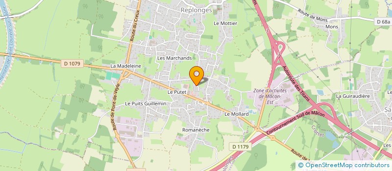 localisation de l'entreprise MONSIEUR ALAIN BEVY à REPLONGES