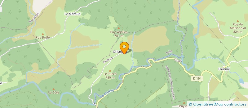 localisation de l'entreprise MONSIEUR ALAIN BEYNAT  BUGEAT