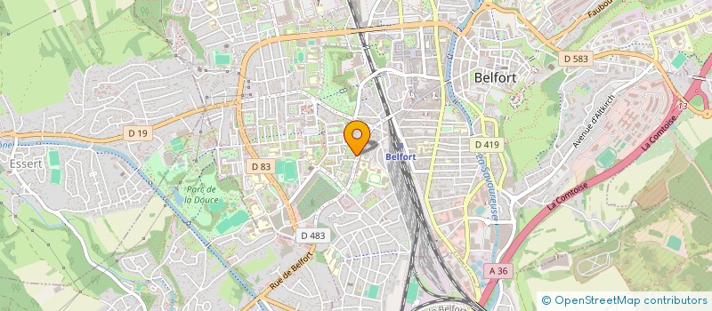 localisation de l'entreprise MONSIEUR ALAIN BEYROUTI à BELFORT