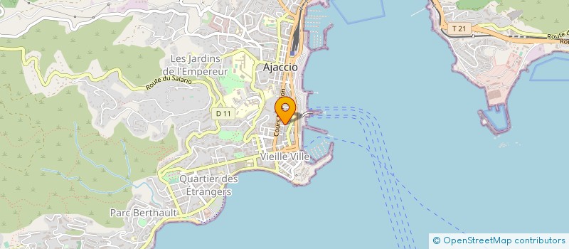 localisation de l'entreprise MONSIEUR ALAIN BIANCARELLI à AJACCIO