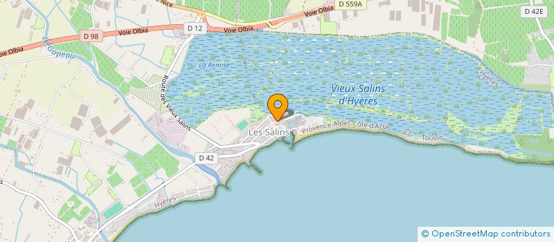 localisation de l'entreprise MONSIEUR ALAIN BIANCO à HYERES