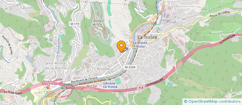 localisation de l'entreprise MONSIEUR ALAIN BIDAR à NICE