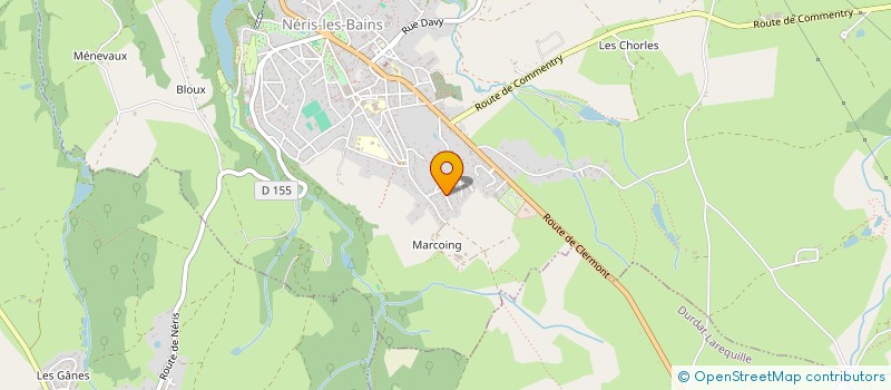 localisation de l'entreprise MONSIEUR ALAIN BIDET  JALIGNY-SUR-BESBRE