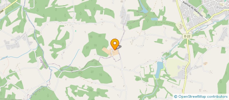 localisation de l'entreprise MONSIEUR ALAIN BIDORET  GAAS