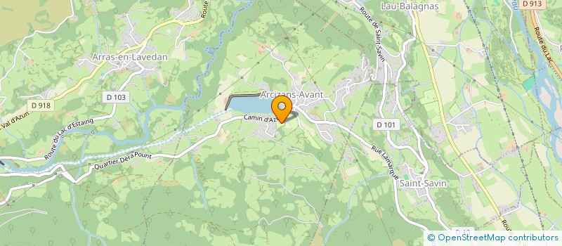 localisation de l'entreprise MONSIEUR ALAIN BIE  ARCIZANS-AVANT