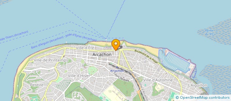 localisation de l'entreprise MONSIEUR ALAIN BIEC à ARCACHON