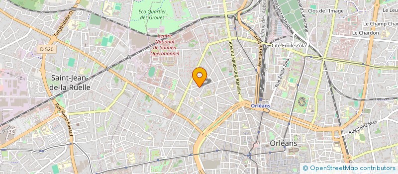 localisation de l'entreprise MONSIEUR ALAIN BIET à ORLEANS
