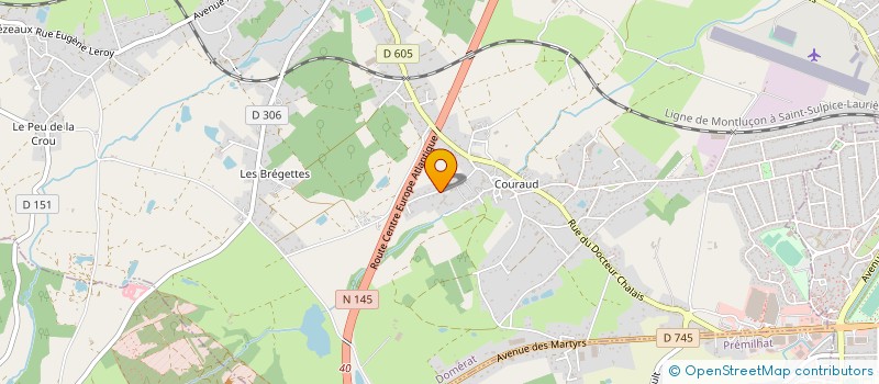 localisation de l'entreprise MONSIEUR ALAIN BIGNET à DOMERAT