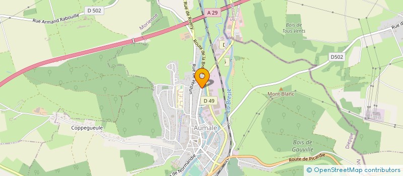 localisation de l'entreprise MONSIEUR ALAIN BIHOREL à AUMALE